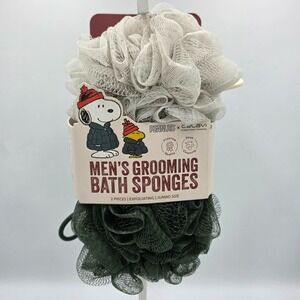 Cevali x Peanuts Jumbo Exfoliating Bath Sponge 2-Piece